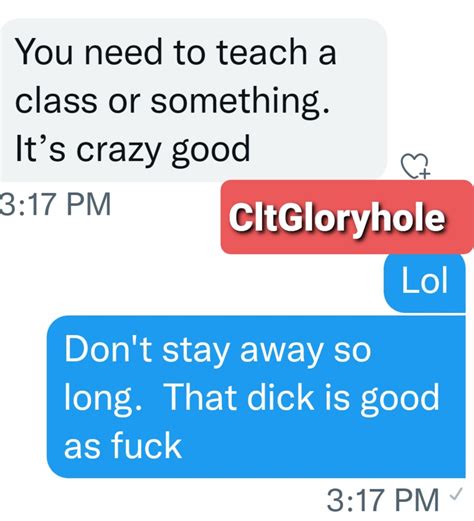 clt gloryhole on twitter i love when a visitor shows appreciation for