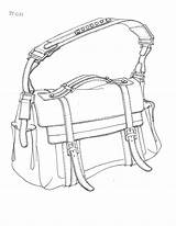Coroflot Bag Morrelli Lauren Handbag Sketches Purses sketch template