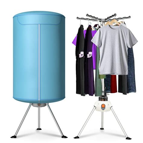 costway electric portable ventless laundry dryer folding drying machine heater walmartcom