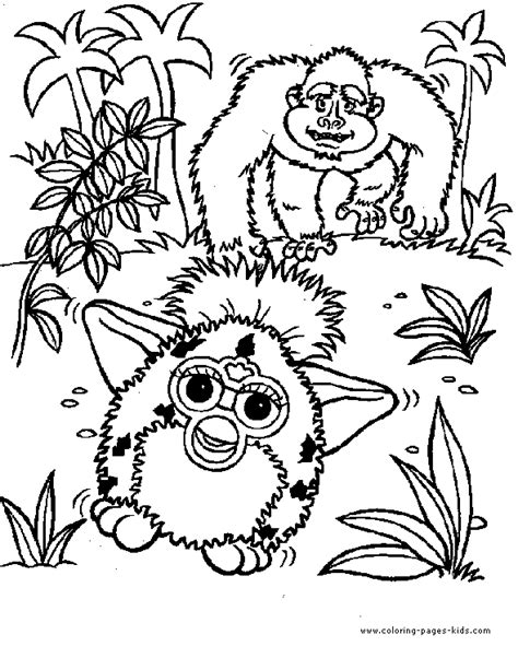 furby coloring pages furby manual