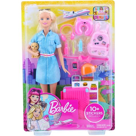 Barbie Travel Doll Big W