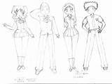 School Uniform Anime Drawing Getdrawings Keroro sketch template