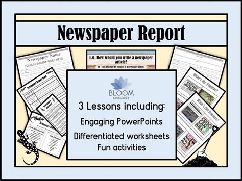 newspaper report newspaper report writing learn  kassia