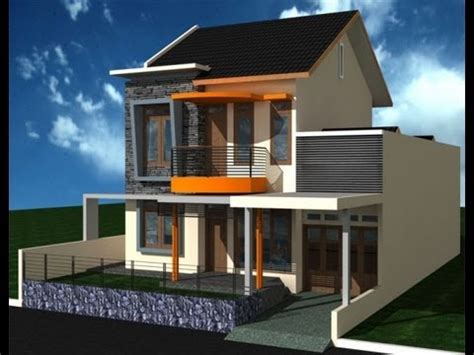 model rumah sederhana  lantai  minimalis tapi mewah