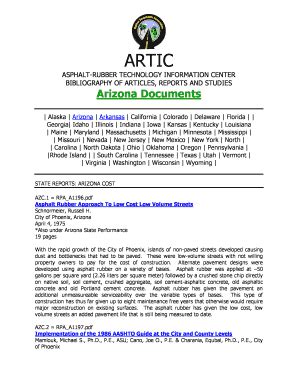 fillable  asphaltrubber arizona documents asphaltrubberorg fax email print pdffiller