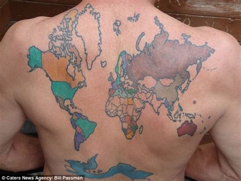 retired lawyer 59 gets world map tattooed on his back and vows to