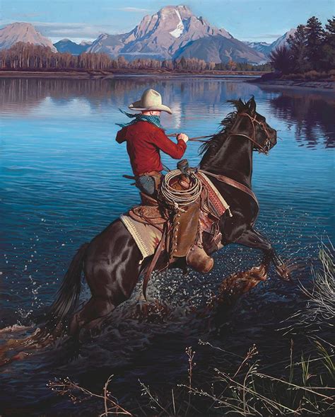 pin  seager company  western art   cowboy western paintings cowboy art west art
