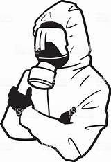 Hazmat Suit Clipart Drawing Vector Getty Clipartmag Clipground sketch template