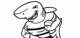Nrl Broncos Brisbane Mascot Coloring Sharks Mascots sketch template