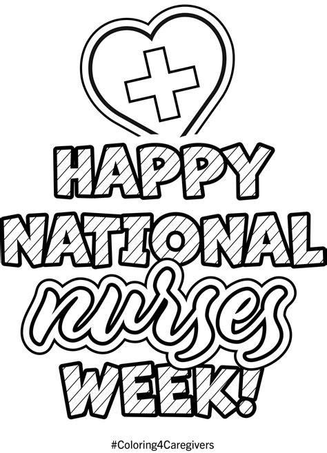 nurses week coloring pages coloring pages