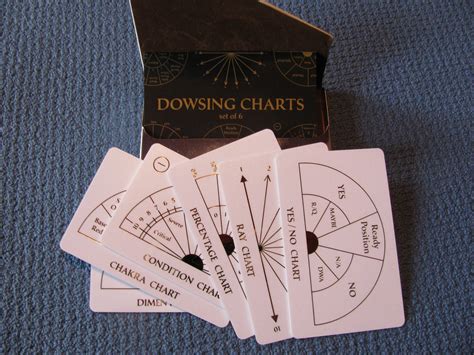 pocket dowsing charts set   western geomancy