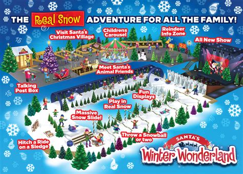 The Winter Wonderland Map Santas Winter Wonderland Snowdome