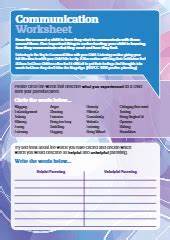 parenting worksheets assessment tool  social work tools