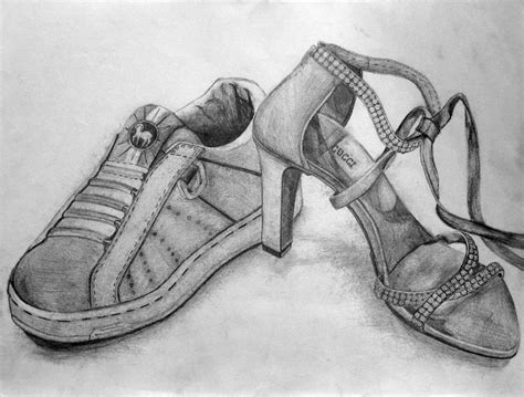 shoes drawing