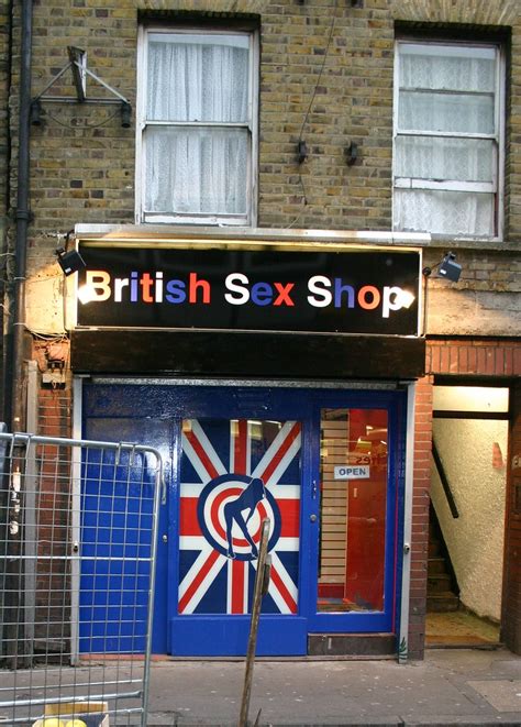 Silly British Sex Shop In London I Wonder What Is Britis