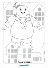 Playmobil Ghostbusters Coloring Sheet Time sketch template