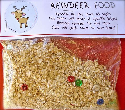 reindeer food reindeer food holiday crafts gifts christmas fun