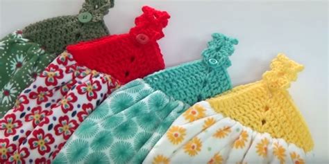 crochet towel topper instructions creative grandma