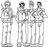 Ghostbusters Coloring Pages Kids Printable Cool2bkids sketch template