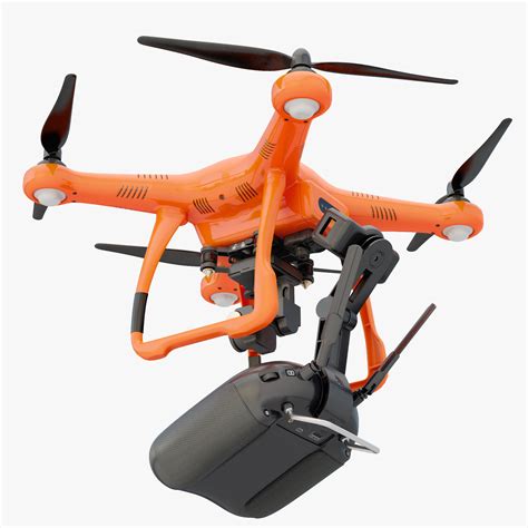 model autel robotics drone modeled turbosquid