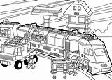 Train Pages Bnsf Coloring Template Real sketch template