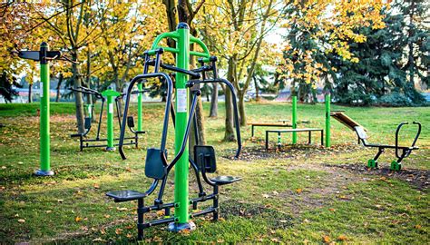 outdoor gym equipment  schools parks  gardens