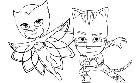 coloring page coloring book pj masks drawing pages super coloring home