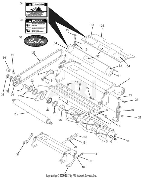 gravely   trm  reel mower parts diagram  cutting units