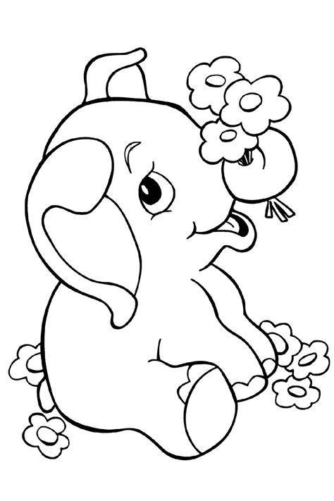 coloring pages baby animals coloring pages