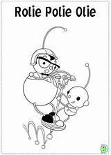 Coloring Polie Olie Rolie Dinokids Pages Close Print sketch template