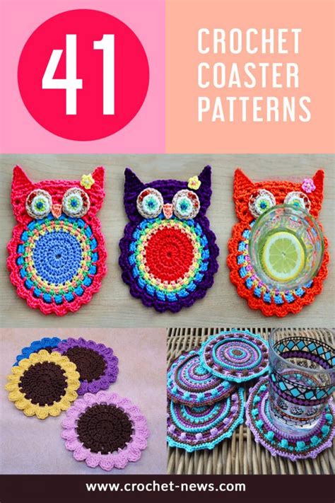 crochet coaster patterns crochet news