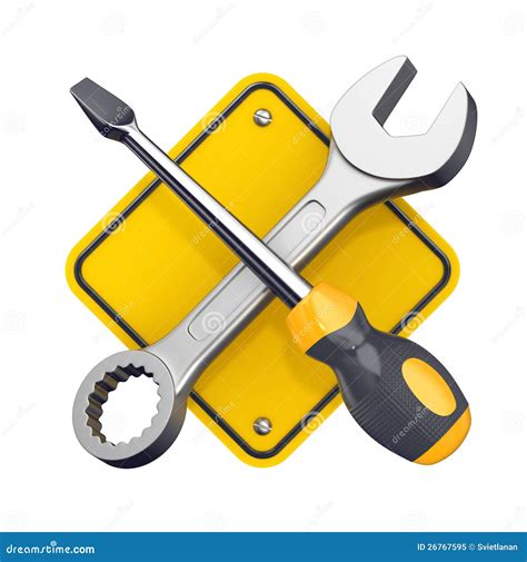 tools sign royalty  stock photo image