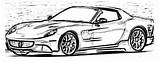 Ferrari Coloring Pages Aperta Car Cars Carscoloring Drawings sketch template
