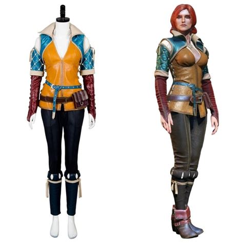the witcher 3 wild hunt triss merigold cosplay costume for adult women