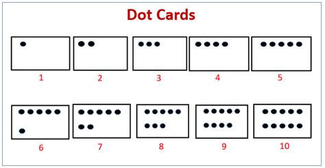 dot cards kindergarten solutions examples homework worksheets