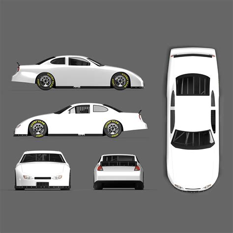 nascar gen  ford taurus livery template motorsport graphics