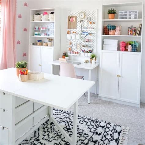 ideas  designing  craft room  home extra space storage