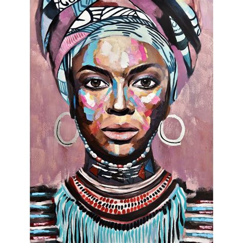 African Women Art Artist African Abstract Art Riset
