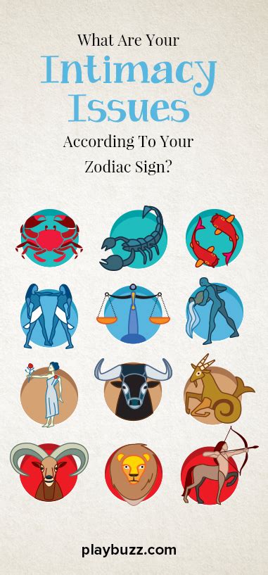 what are your intimacy issues according to your zodiac sign zodiac