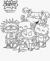 Rugrats Nickelodeon Chaille Coloringpages sketch template
