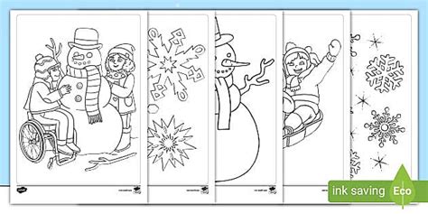 winter colouring pictures twinkl resources teacher
