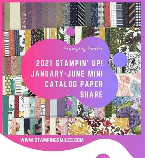 stampin  january june  mini catalog paper share