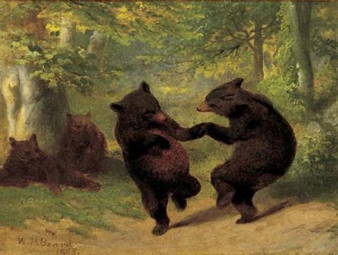 Dancing Bears 1865 William Holbrook Beard