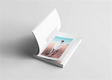 softcover book mockup