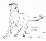 Barrel Racing Coloring Pages Drawing Horse Roping Kids Team Getdrawings Color Getcolorings Printable sketch template