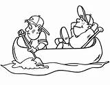 Rowing Bestcoloringpagesforkids Boat Pocahontas sketch template