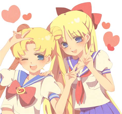Tsukino Usagi And Aino Minako Bishoujo Senshi Sailor Moon Drawn By