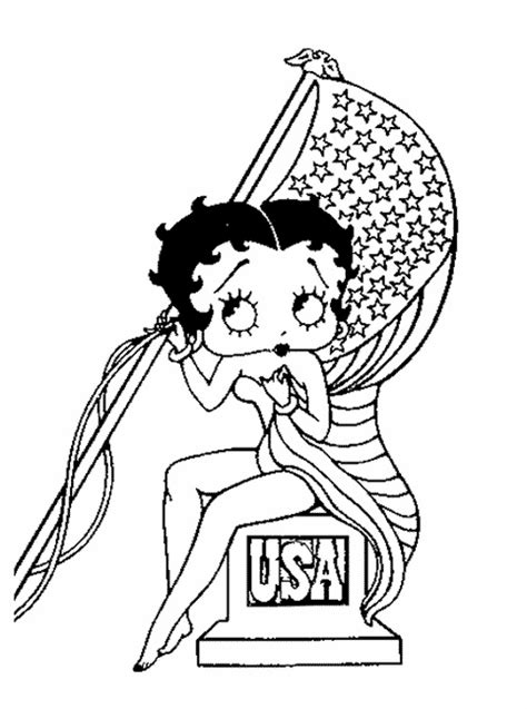 Coloriage Betty Boop 25956 Dessins Animés Album De Coloriages