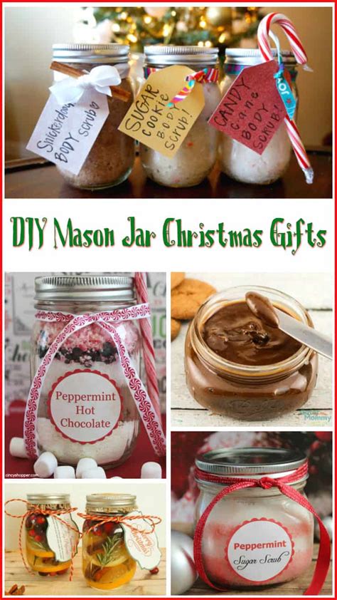 diy mason jar christmas gift ideas  minutes  mom