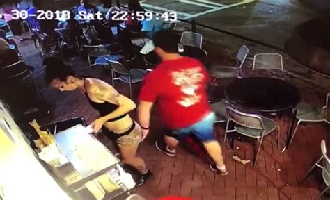 customer grabs 21 year old waitress behind 2 seconds